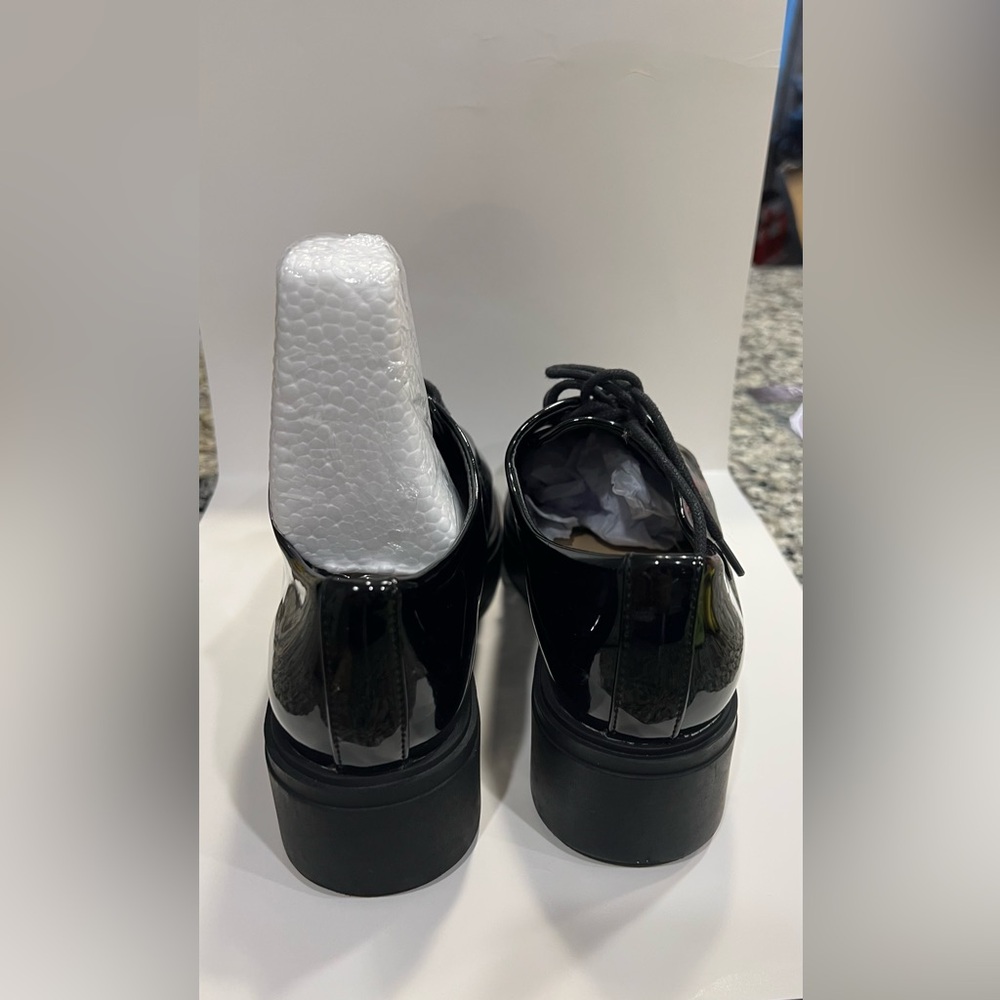 Aldo Black Patent Leather Moccasins - Picture 4 of 4